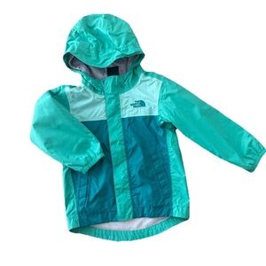 THE NORTH FACE Toddler Teal Rain Jacket Size 2T